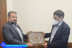 دیدار رییس دانشگاه با رییس بهداشت و درمان عتبه علوی نجف