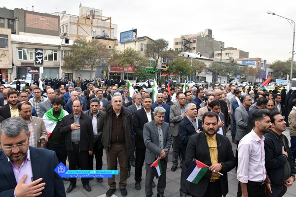 حضور پرشور دانشگاهیان در یوم الله 13 آبـان