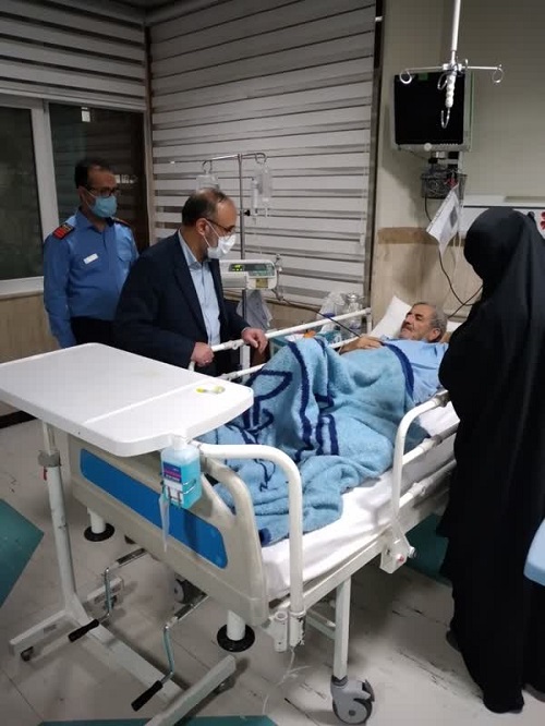 بازدید شبانه مدیر بازرسی ، ارزیابی عملکرد و پاسخگویی به شکایات دانشگاه از بیمارستان قائم (عج)