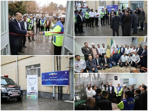 بهره برداری از پایگاه اورژانس پیش بیمارستانی در مشهد