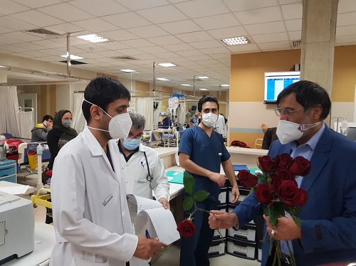 بازدید رییس دانشگاه علوم پزشکی مشهد از بیمارستان امام رضا(ع)