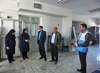  بازدید معاون بهداشت دانشگاه از شهرستان درگز