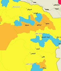 شرایط مشهد در وضعیت نارنجی کرونایی قرار گرفت