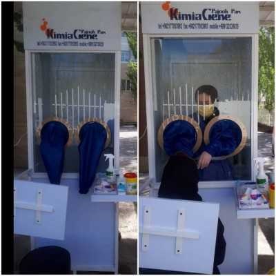 با حمایت خیران دو اتاقک نمونه گیری کووید-19 در طرقبه و  شاندیز راه اندازی شد