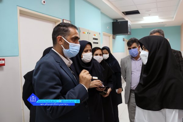 بازدید معاون درمان دانشگاه از بیمارستان قائم (عج)