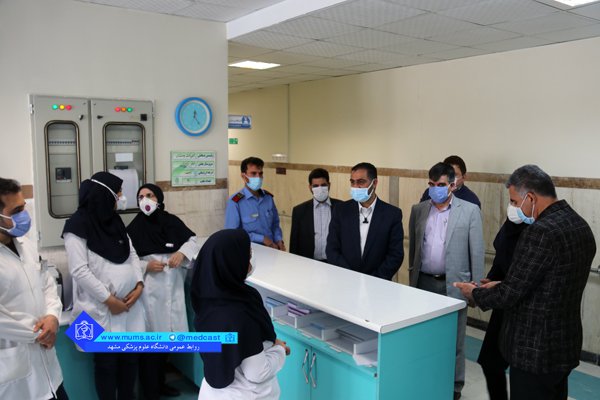 بازدید معاون درمان دانشگاه از بیمارستان قائم (عج)