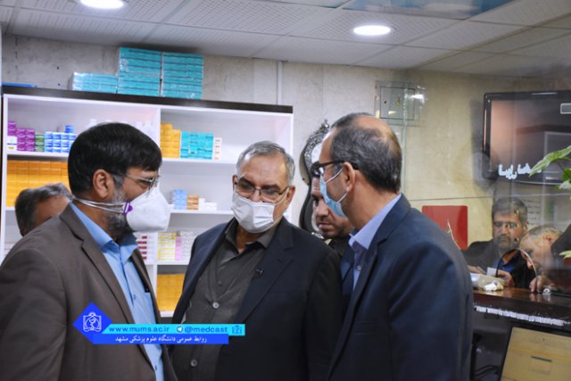 بازدید وزیر بهداشت از بیمارستان های شهید مدرس و حضرت ابوالفضل (ع) در کاشمر