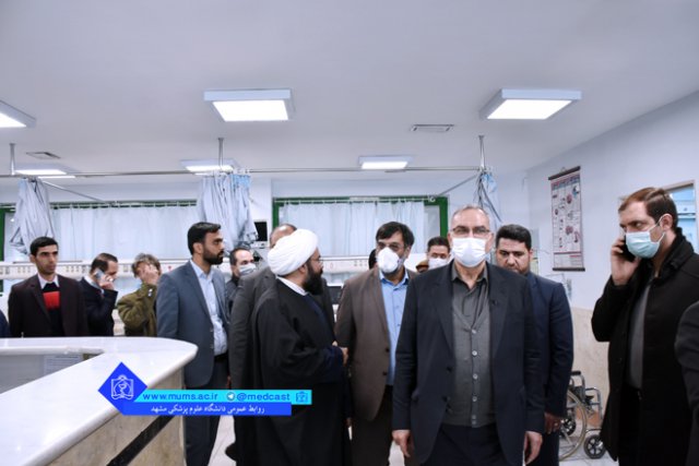 بازدید وزیر بهداشت از بیمارستان های شهید مدرس و حضرت ابوالفضل (ع) در کاشمر