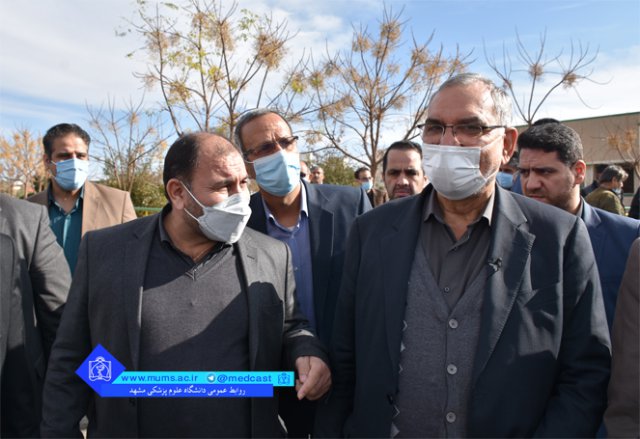 بازدید وزیر بهداشت از بیمارستان های شهید مدرس و حضرت ابوالفضل (ع) در کاشمر