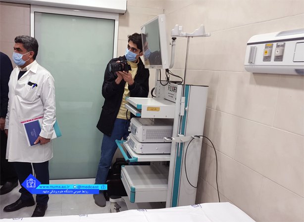 افتتاح و بهره برداری از دستگاه ترموتراپی و بخش غربالگری سرطان بیمارستان امید