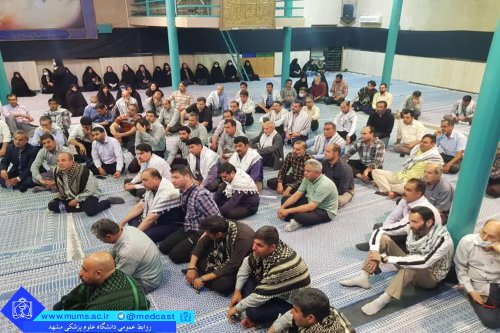 حضور کارکنان دانشگاه علوم پزشکی مشهد در مراسم سالگرد ارتحال حضرت امام خمینی (ره) قدس سره