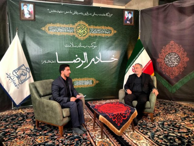 حضور مسئولین کشوری، استانی و دانشگاهی در موکب رسانه سلامت خادم الرضا(ع)