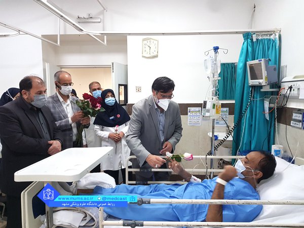 بازدید رییس دانشگاه از بیمارستان شریعتی