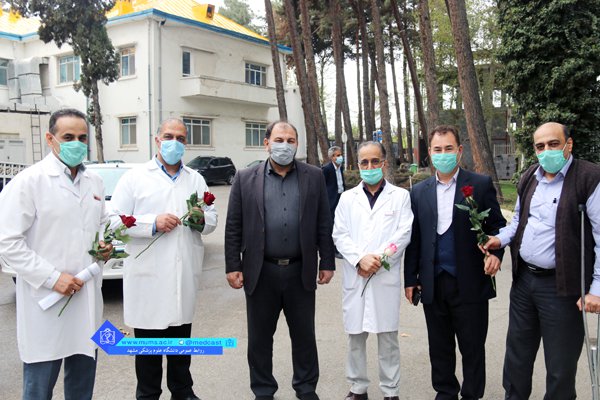 بازدید رییس دانشگاه از بیمارستان شریعتی