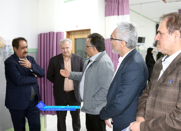 بازدید رییس دانشگاه از بیمارستان قائم (عج)