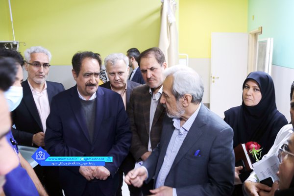 بازدید رییس دانشگاه از بیمارستان قائم (عج)