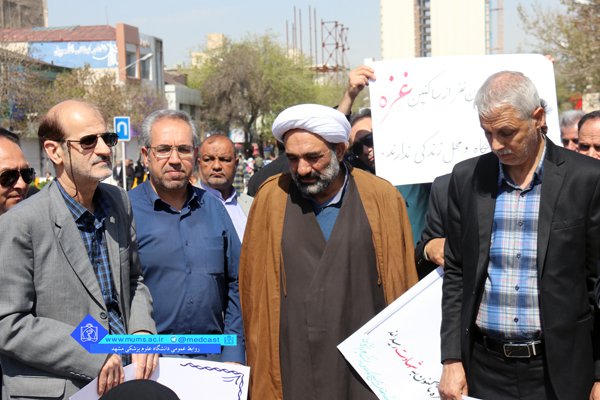 حضور دانشگاهیان در راهپیمایی روز جهانی قــدس   1403/1/17