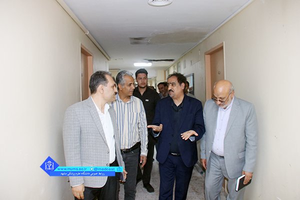 بازدید هیات رییسه دانشگاه از خوابگاه گلستان