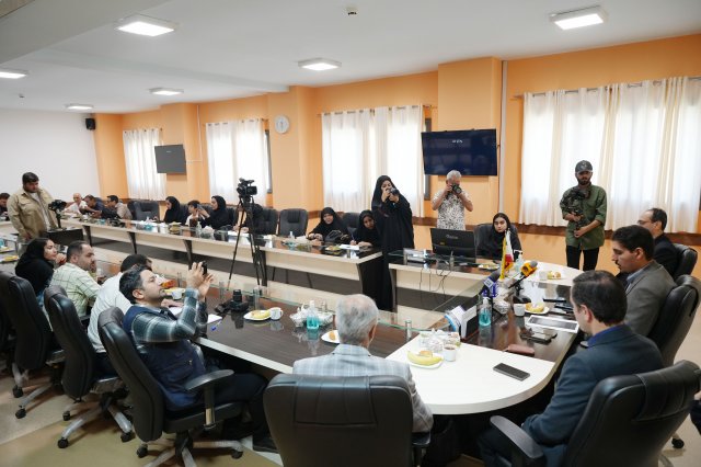 نشست خبری در بیمارستان امام رضا ع