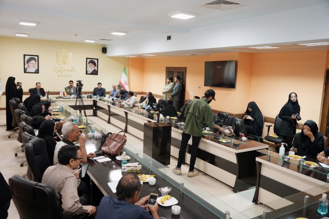 نشست خبری در بیمارستان امام رضا ع