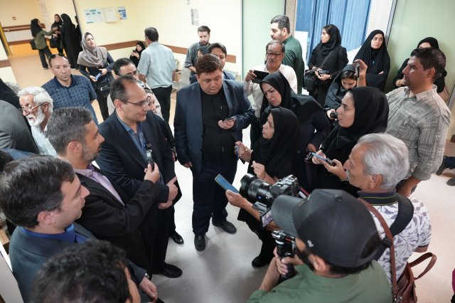 نشست خبری در بیمارستان امام رضا ع