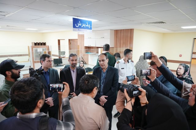 نشست خبری در بیمارستان امام رضا ع