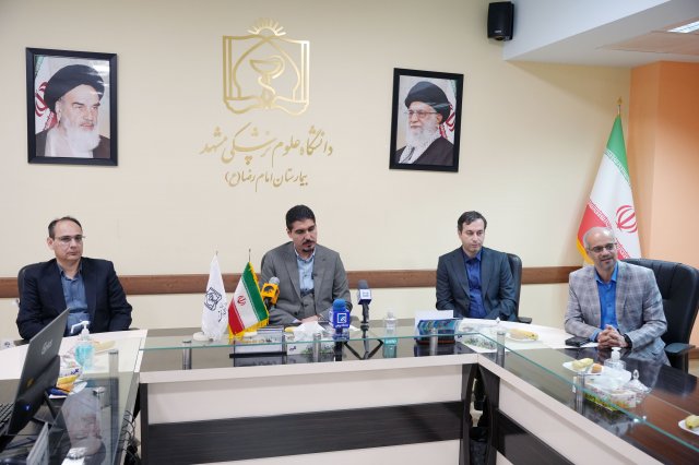 نشست خبری در بیمارستان امام رضا ع