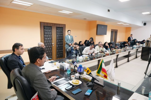 نشست خبری در بیمارستان امام رضا ع