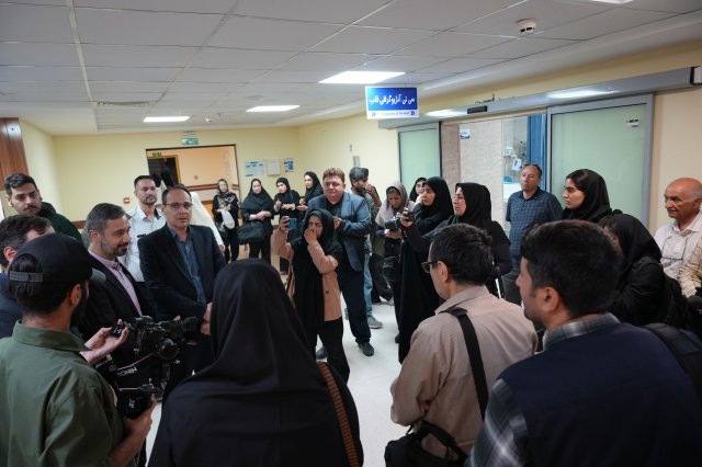 نشست خبری در بیمارستان امام رضا ع