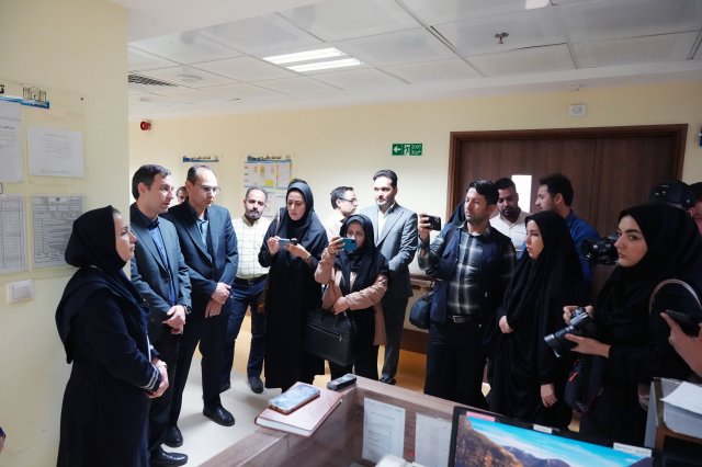 نشست خبری در بیمارستان امام رضا ع