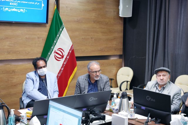 جلسه رییس دانشگاه با مدیر گروههای پزشکی