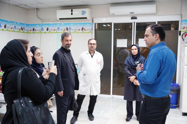 توررسانه ای در بیمارستان دکتر شیخ
