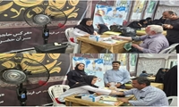 استقرار «ایستگاه سلامت و استقبال از زائر» مرکز بهداشت ثامن در راه‌آهن خراسان