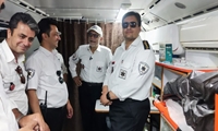 بازدید رئیس سازمان اورژانس کشور از مسیر تردد زائران پیاده رضوی
