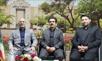 کادر درمان دانشگاه زاهدان، با برنامه‌ریزی و ارادت در وداع با رهبر شهید حضور یافتند