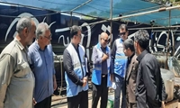 بازدید رئیس دانشکده علوم پزشکی کاشمر از موکب کاشمری‌ها در مشهد؛ تقدیر از خادمان و تیم بسیج جامعه پزشکی