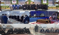 هم‌قدم با فرزندان شهدا در حرم رضوی؛ تجدید میثاق مسئولان مرکز بهداشت شماره ۲ مشهد با آرمان‌های شهدا