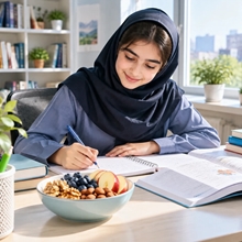 نقش تغذیه سالم در تقویت حافظه، افزایش تمرکز و یادگیری دانش‌آموزان