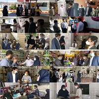 بازدید مستمر از ادارات و نهادها به منظور مقابله با کرونا در مناطق زیر پوشش دانشگاه  علوم پزشکی مشهد